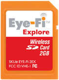 Eye-Fi wireless SD card.