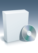 A generic software box with a CD in front of it.