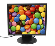 An M&M's screensaver. (or is it Resees Pieces?)
